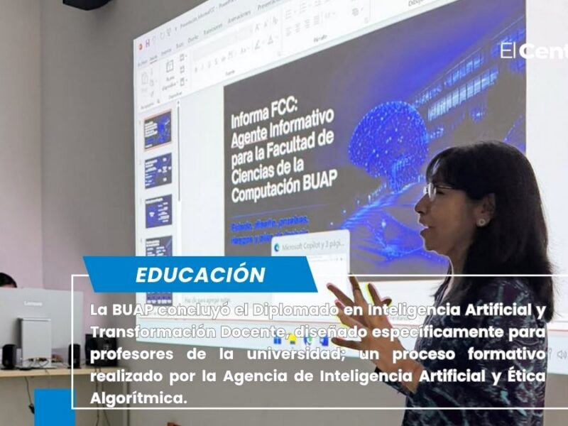 Capacita BUAP a docentes en Inteligencia Artificial