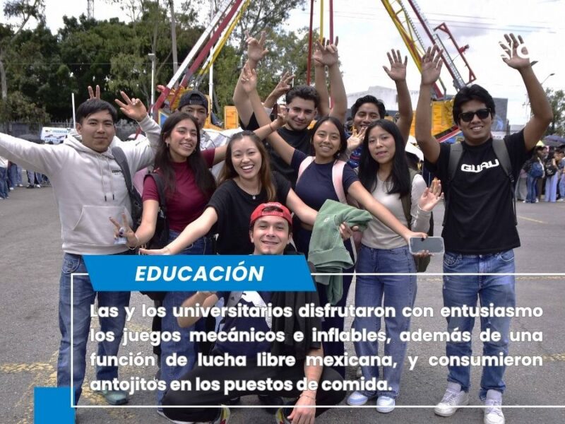 Convive comunidad BUAP en la Fiesta Mexicana