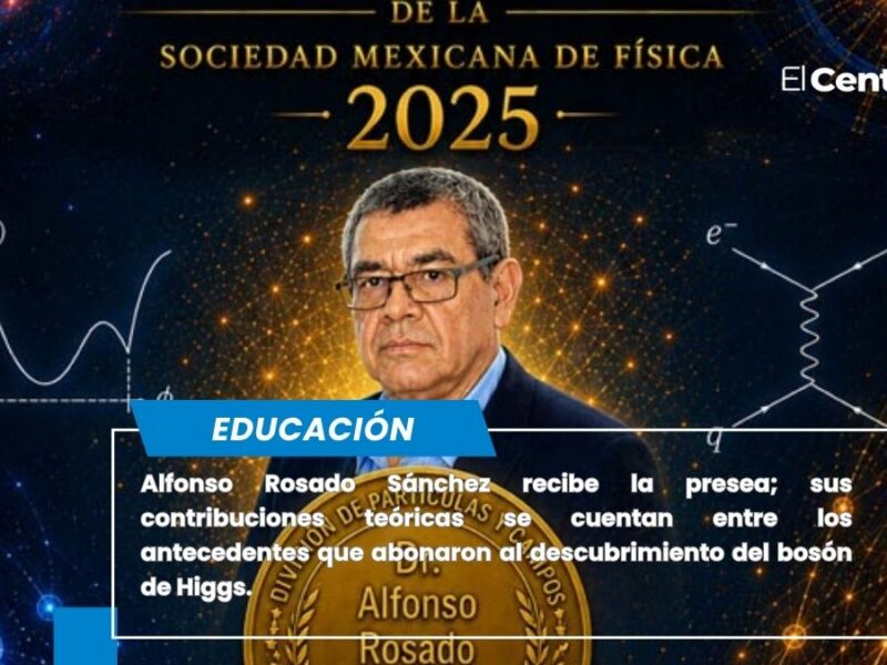 Distinguen a investigador del Instituto de Física de la BUAP con la Medalla de la División de Partículas y Campos de la Sociedad Mexicana de Física