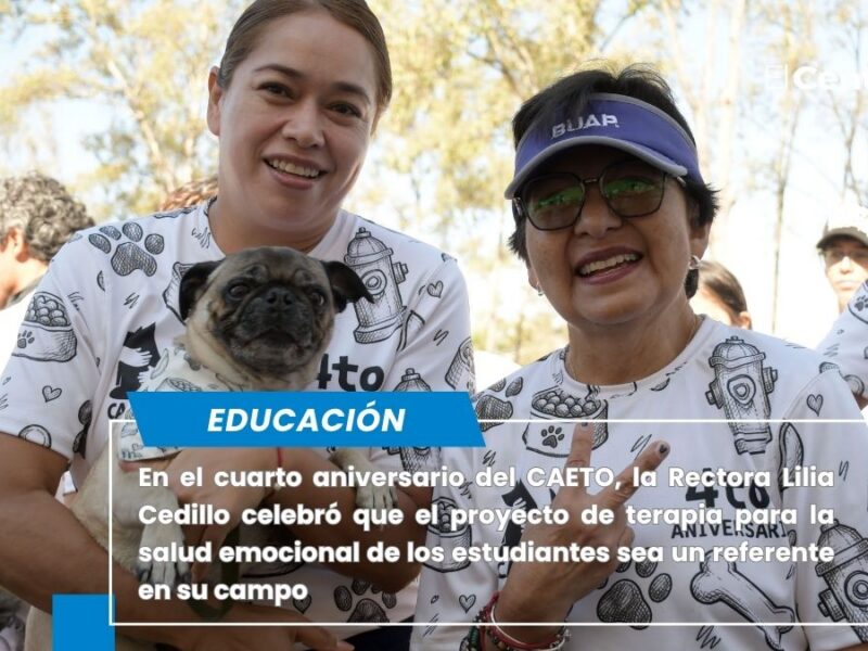 CAETO es un espacio a favor de la atención emocional de los estudiantes: Rectora Lilia Cedillo