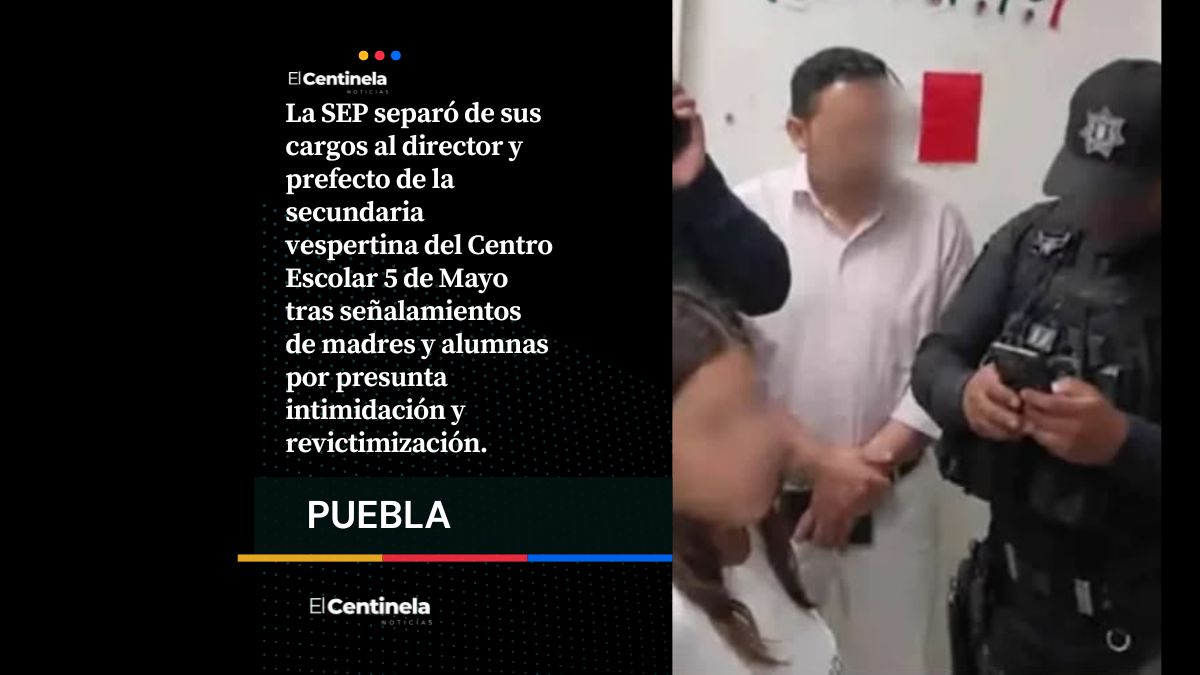 Separan a director y prefecto del Centro Escolar 5 de Mayo tras denuncias de acoso