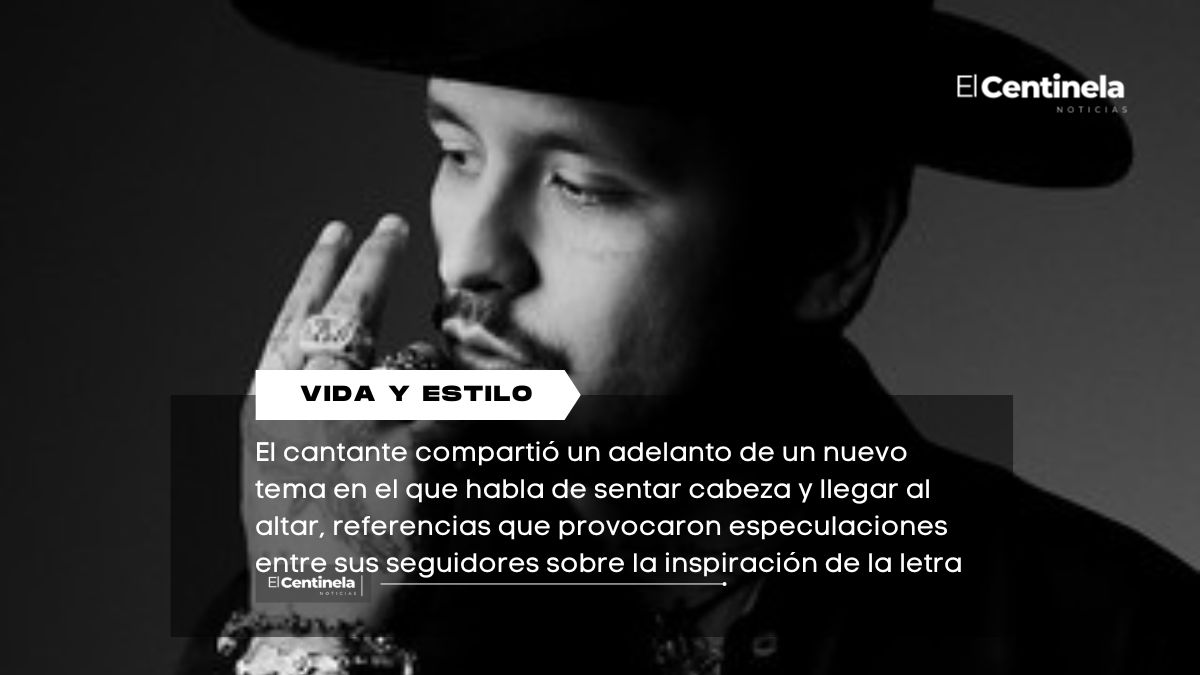 Christian Nodal Comparte Adelanto de Nueva Canción; Especulan que Está Dedicada a Ángela Aguilar