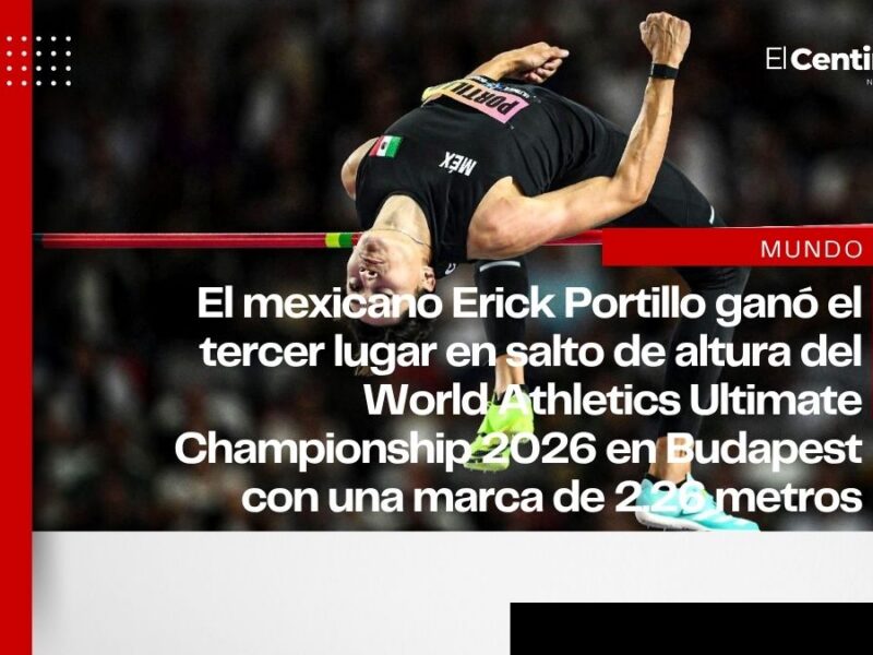 Erick Portillo conquista el tercer lugar en salto de altura en el Ultimate Championship 2026, ¡orgullo mexicano!