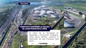 Harfuch confirmó la salida de Juan Francisco Vera