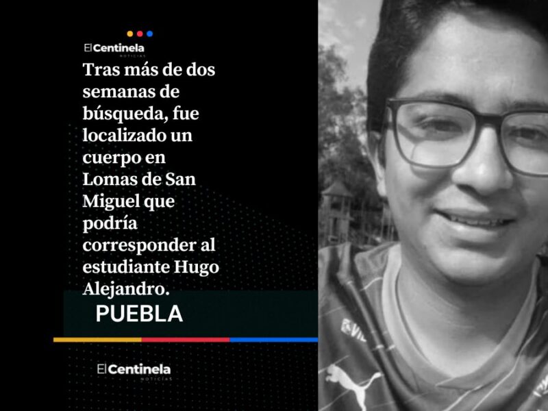 Tras más de dos semanas de búsqueda, encuentran cadáver de Hugo Alejandro cerca del río Alseseca