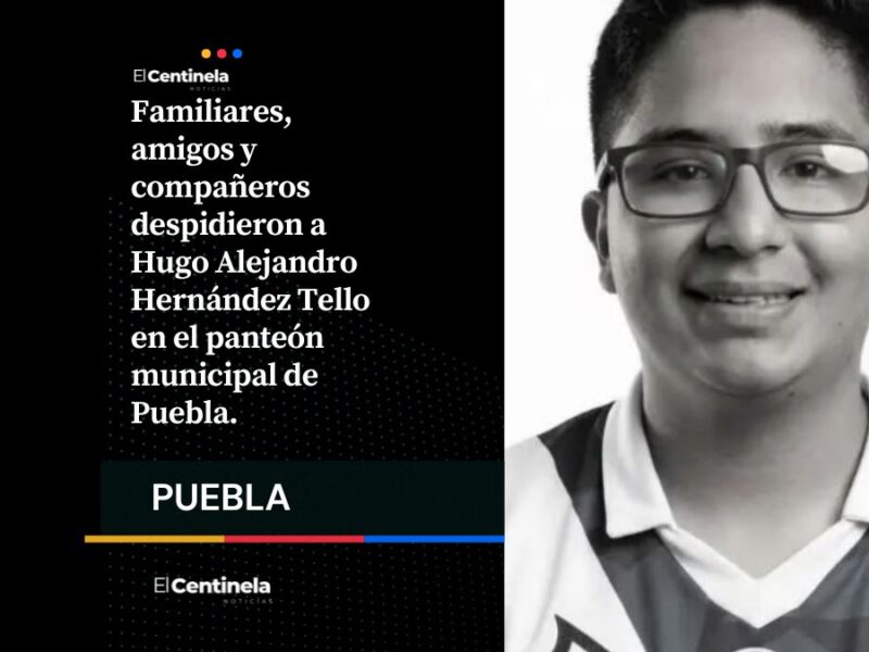 Dan último adiós a Hugo Alejandro, estudiante de la BUAP