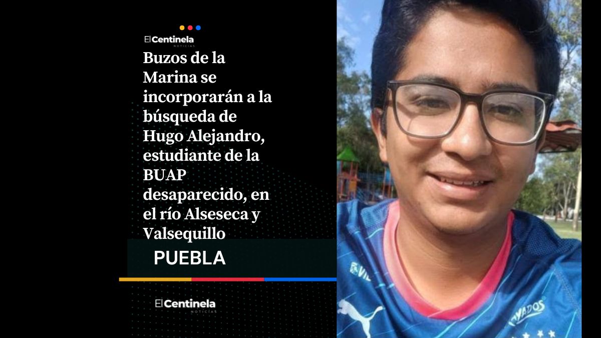Buzos de la Marina se unen a la búsqueda de Hugo Alejandro en el río Alseseca