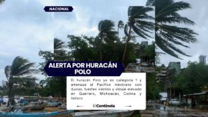 Huracán Polo cobra fuerza y amenaza al Pacífico mexicano con intensas lluvias, viento y oleaje
