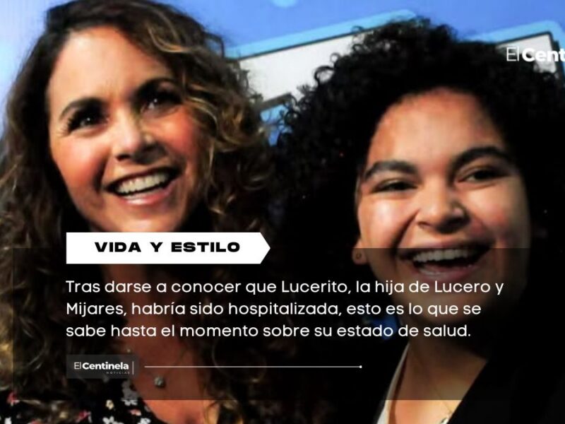 ¿Lucerito Mijares está hospitalizada? Lo que se sabe al momento de la cantante