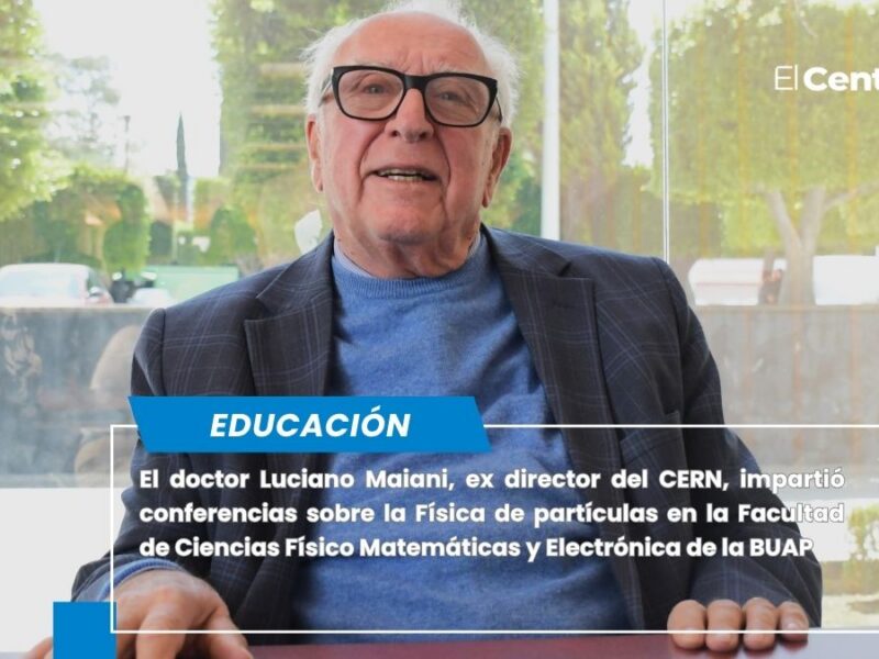 Luciano Maiani, ex director del CERN, dicta conferencias sobre la Física de partículas a estudiantes BUAP