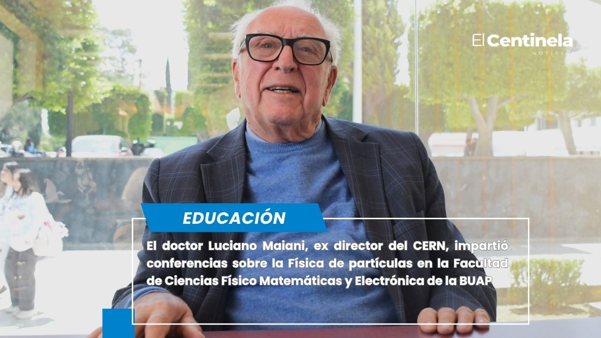 Luciano Maiani, ex director del CERN, dicta conferencias sobre la Física de partículas a estudiantes BUAP