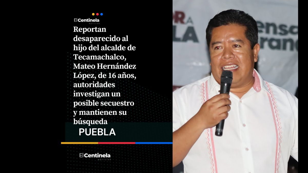 Reportan desaparición del hijo de Mateo Hernández López, alcalde de Tecamachalco, investigan posible secuestro