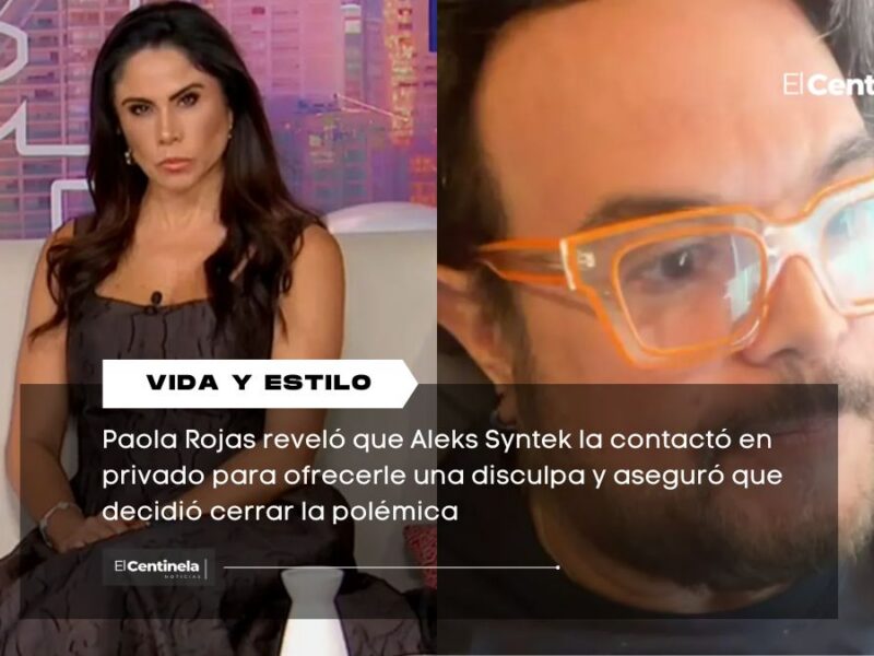 Paola Rojas perdona a Aleks Syntek tras disculpa por mencionarla a ella y a la polémica con Zague, su expareja