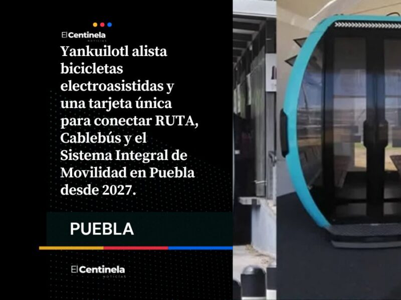 Una misma tarjeta para bicicletas, RUTA y Cablebús: así será la interconexión en Puebla