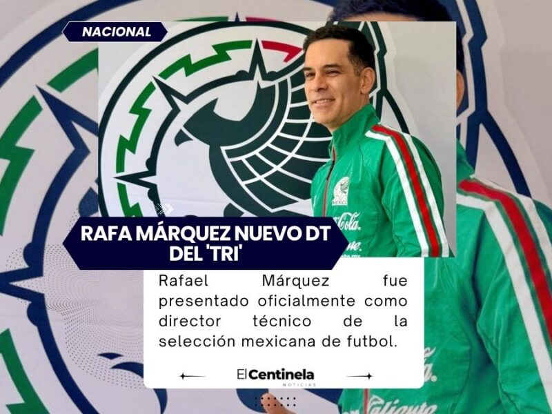 Rafa Márquez es presentado oficialmente como DT del 'Tri'; “es momento de llevar al equipo a otro nivel”