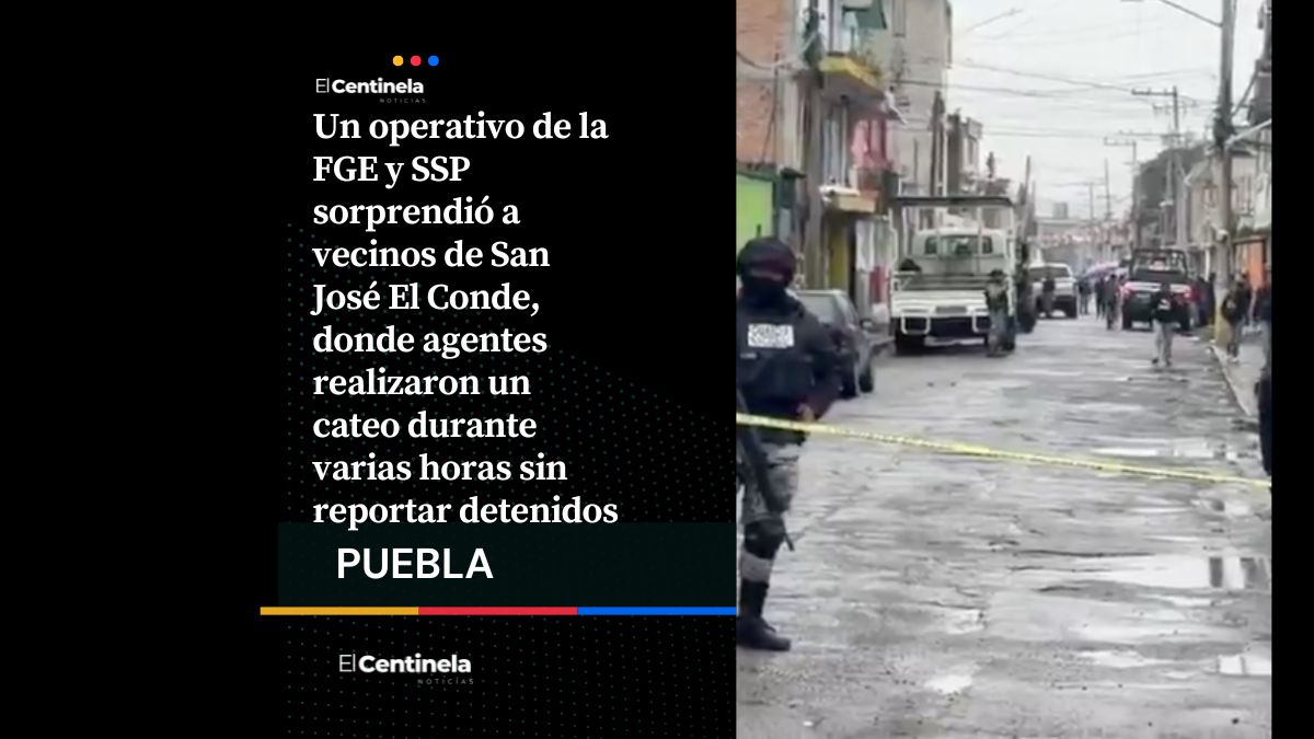 Fuerte operativo de la FGE y SSP alarma a vecinos en San José El Conde para catear un inmueble