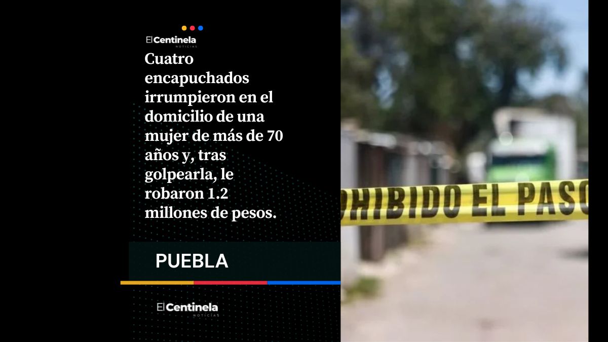 Encapuchados irrumpen casa de abuelita, la golpean y le roban 1.2 millones en San Sebastián de Aparicio