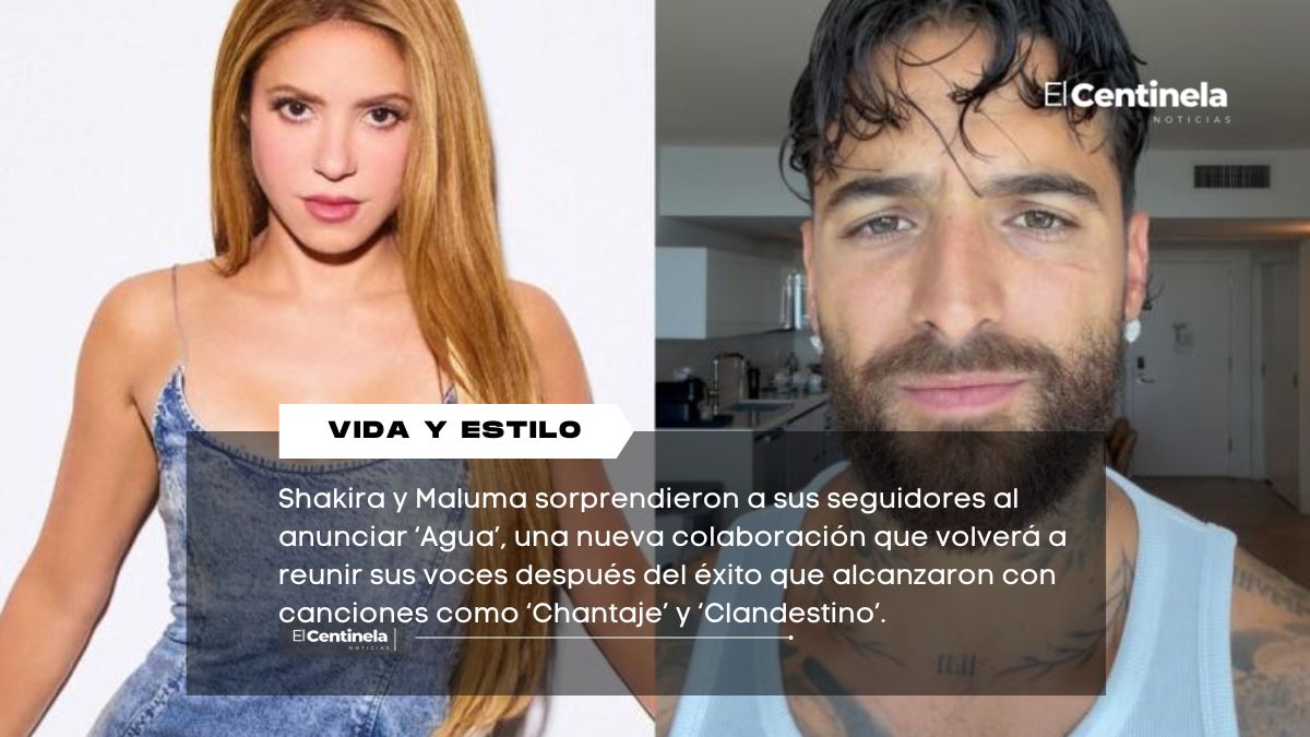 Shakira y Maluma anuncian 'Agua', su nueva colaboración: ¿cuándo se estrena?