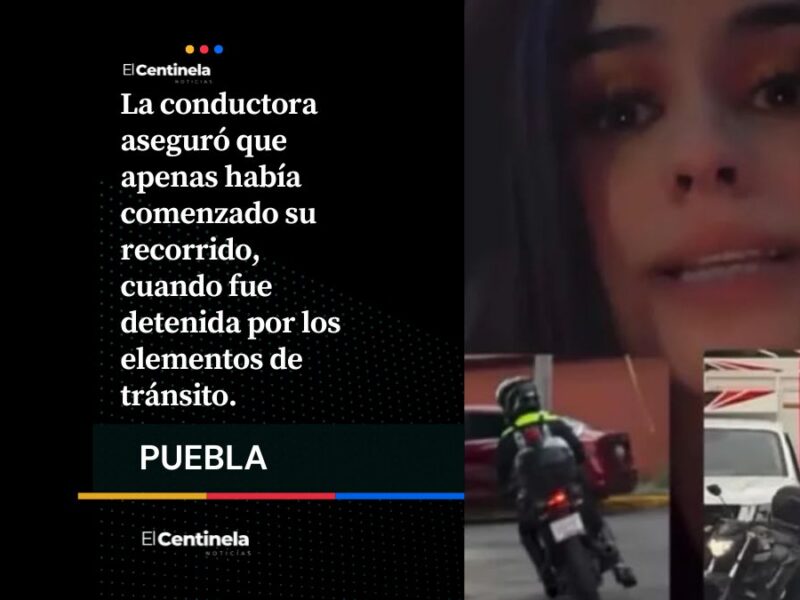 “Son unos pinches corruptos”: conductora de Televisa acusa a Tránsito de pedirle 7 mil pesos en Puebla