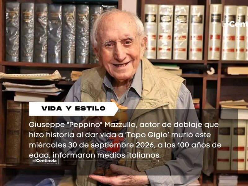 Muere a los 100 Años Peppino Mazzullo, la Voz Original de ‘Topo Gigio’