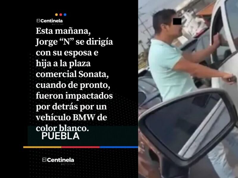 Energúmeno montachoques ataca a familia en la Atlixcáyotl ¡Ayuda a identificarlo!