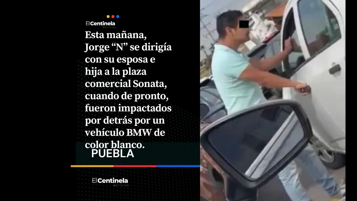 Energúmeno montachoques ataca a familia en la Atlixcáyotl ¡Ayuda a identificarlo!