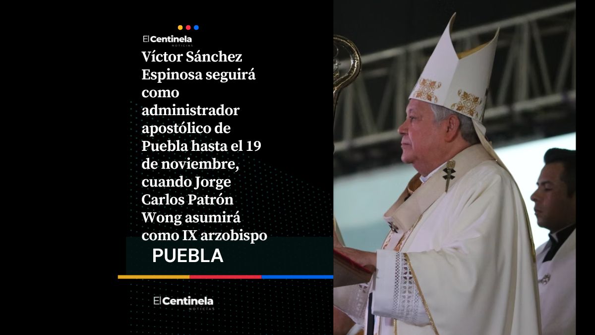 Habrá nuevo arzobispo en Puebla: Víctor Sánchez Espinosa seguirá al frente de la Arquidiócesis hasta noviembre