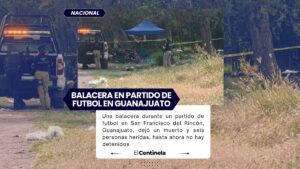 Otra vez en la cancha: Balacera en partido de futbol en Guanajuato deja un muerto y seis heridos
