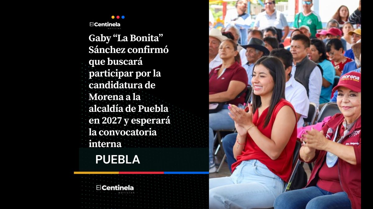 Oficial: Gaby “La Bonita” Sánchez buscará la candidatura de Morena a la alcaldía de Puebla