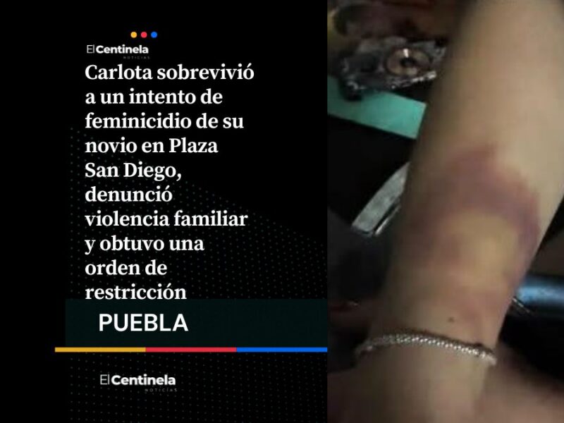 Carlota denuncia intento de feminicidio a manos de su novio en zona de Plaza San Diego