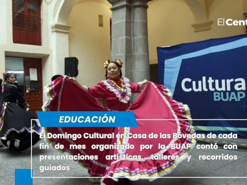 Arte, historia y teatro: así se vivió el Domingo Cultural en Casa de las Bóvedas BUAP