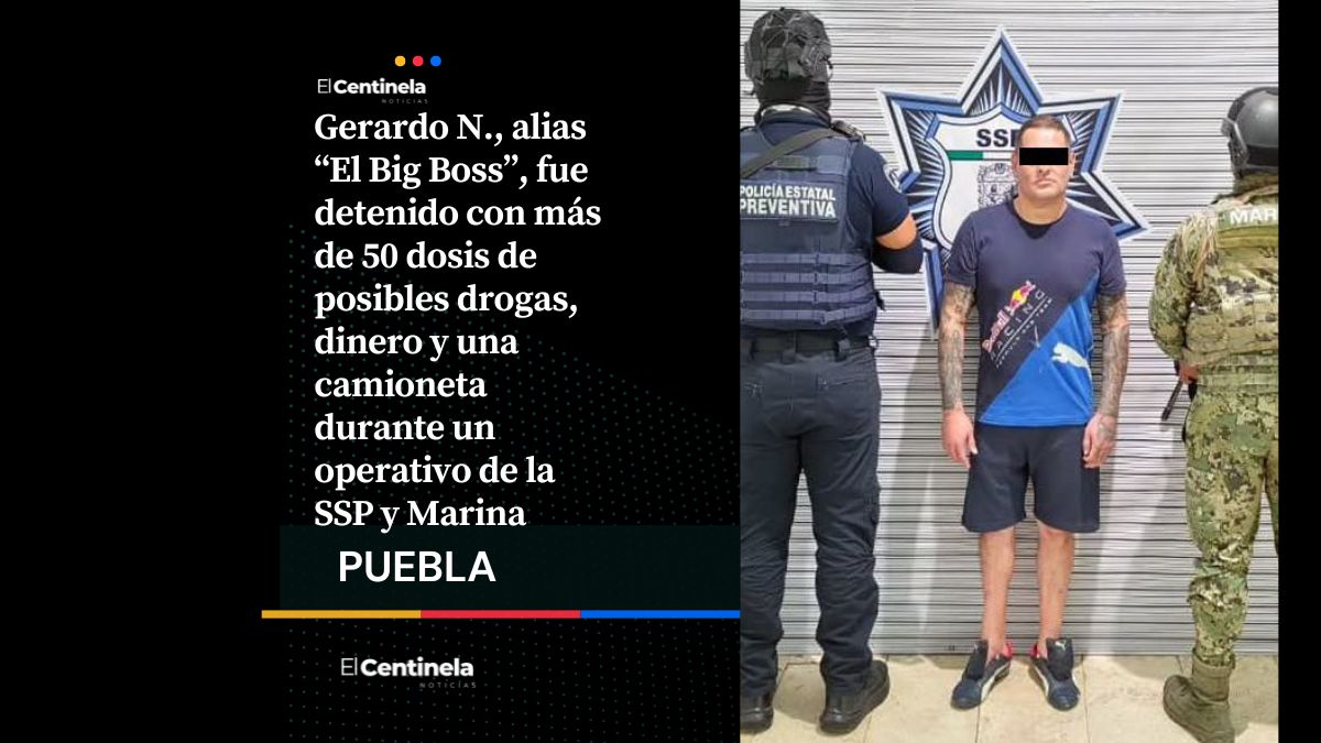 Detienen a “El Big Boss” con más de 50 dosis de droga, era distribuidor en la Juárez