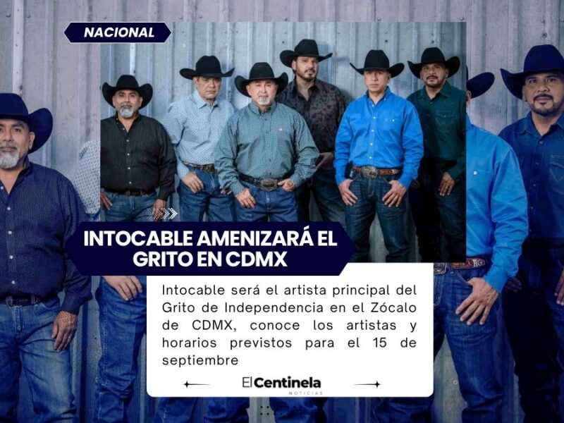 Porque fuerte no soy: Intocable llegará al Zócalo de CDMX para el Grito de Independencia