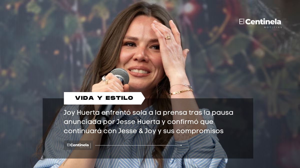 Joy Huerta enfrenta sola a la prensa tras pausa de Jesse & Joy: “Jesse es irremplazable”