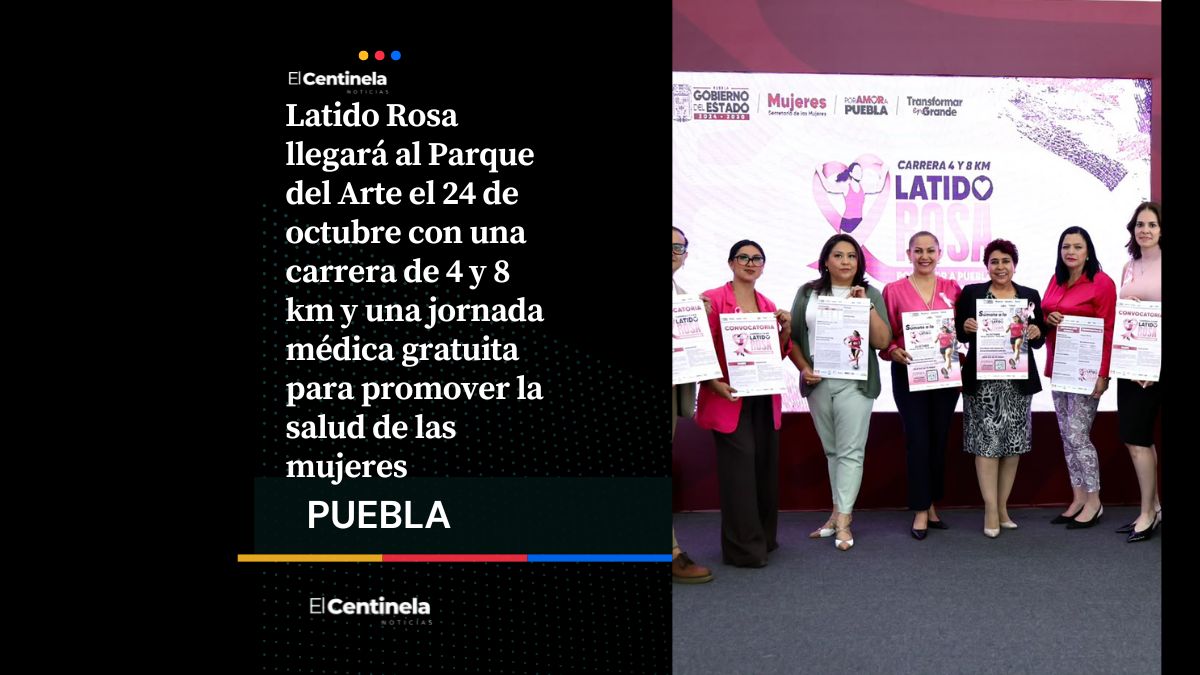 Apúntale: Latido Rosa llegará al Parque del Arte con carrera y jornada médica gratuita el 24 de octubre