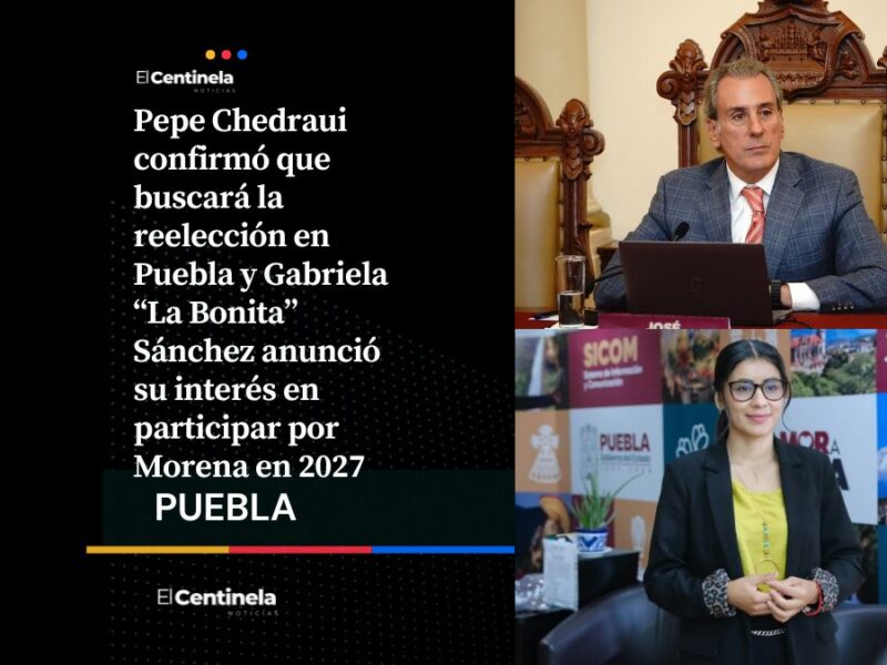 Ya se perfilan en Morena para Puebla capital: Chedraui y “La Bonita” Sánchez buscan la candidatura