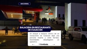 Ataque armado en restaurante de Culiacán deja un muerto y siete heridos