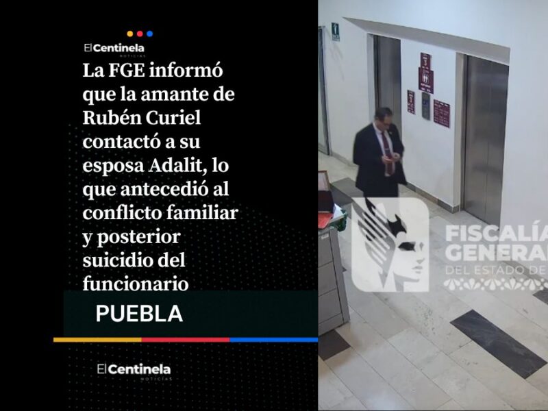 FGE revela que amante de Rubén Curiel informó a su esposa sobre su amorío, lo que antecedió al suicidio