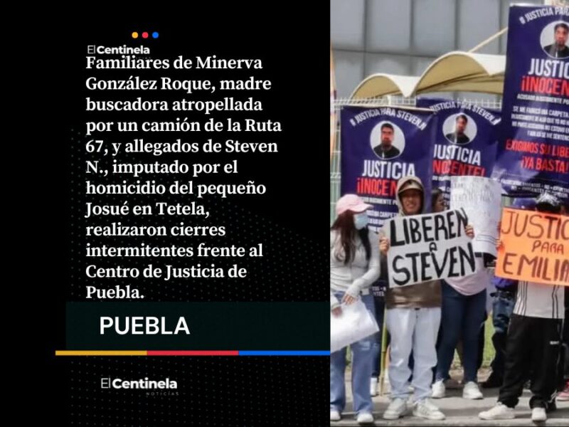 Protestas desquician la 11 Sur: exigen justicia por Doña Minita y libertad para Steven N.