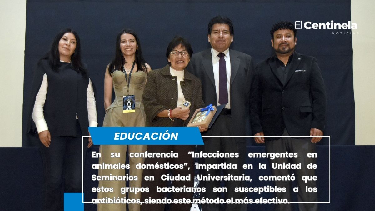 Aborda Rectora Lilia Cedillo las infecciones emergentes en animales domésticos