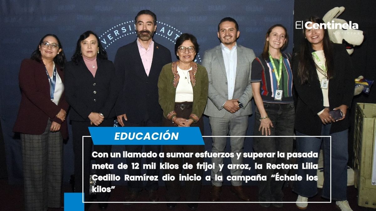 Pone en marcha Rectora Lilia Cedillo campaña “Échale los kilos”
