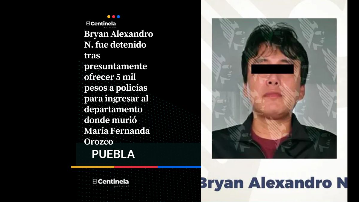 Bryan Alexandro regresó al departamento de María Fernanda y ofreció 5 mil pesos a policías para ingresar