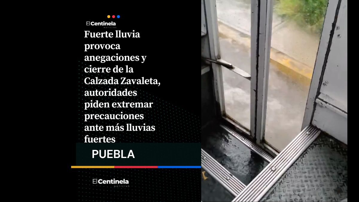 Lluvia intensa provoca inundaciones y cierre vial de la Calzada Zavaleta