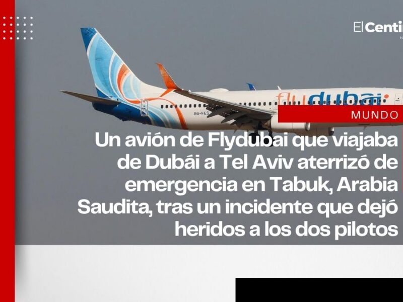 Avión de Flydubai aterriza de emergencia en Arabia Saudita tras altercado entre pilotos
