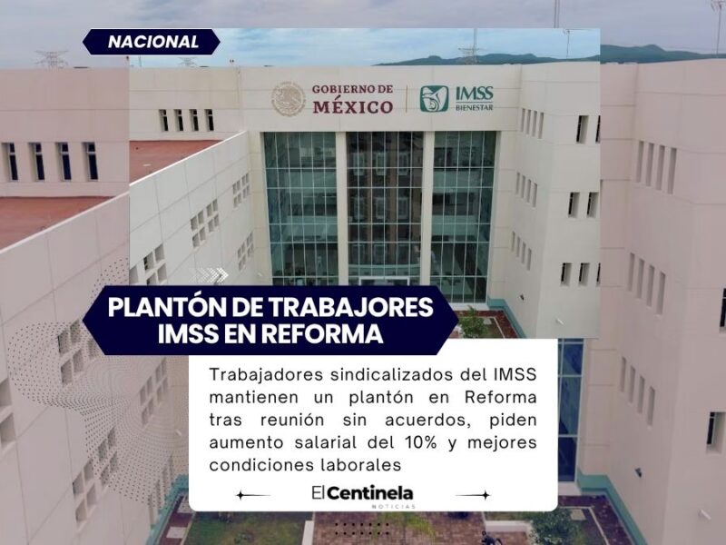 ¿Se viene un paro nacional en el IMSS? Trabajadores mantienen plantón en Reforma y exigen mejoras laborales
