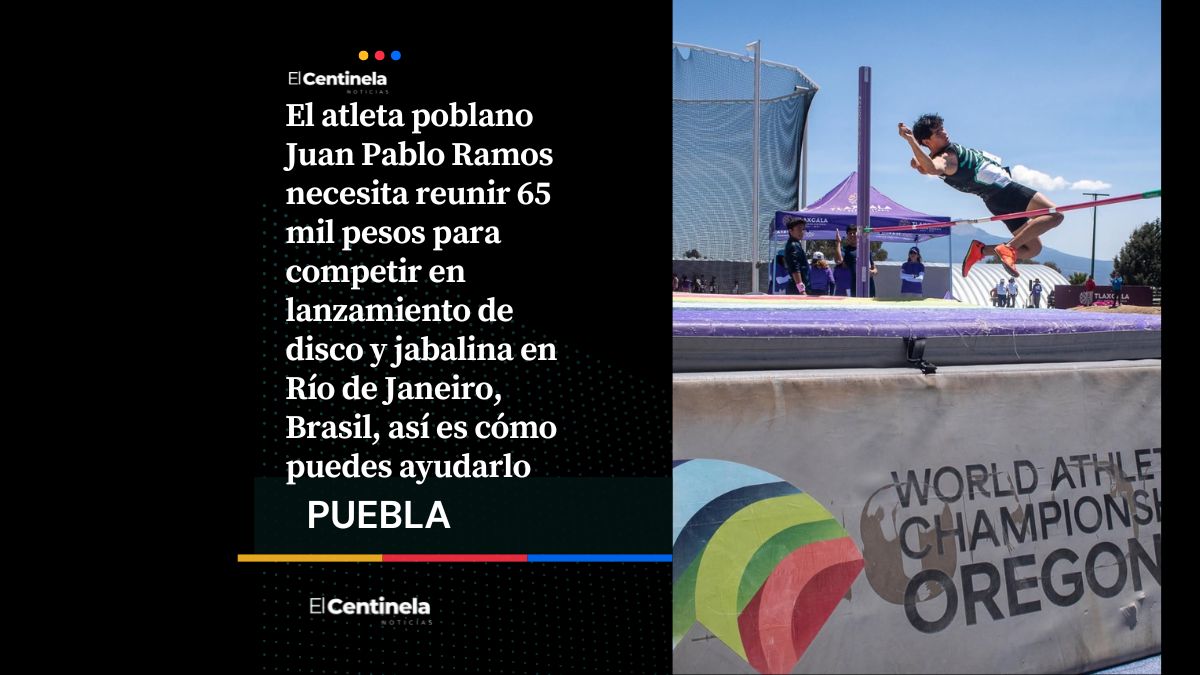 A unir fuerzas: Atleta poblano Juan Pablo Ramos busca apoyo para representar a México en Brasil