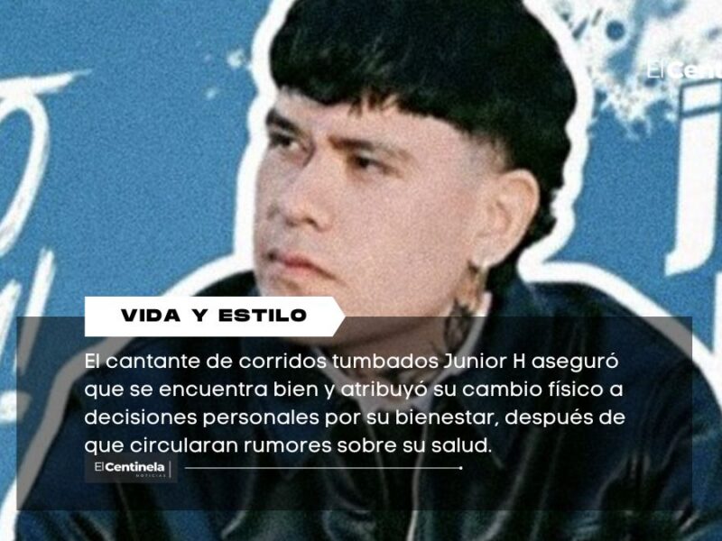 “Estoy bien”: Junior H responde a rumores sobre su salud