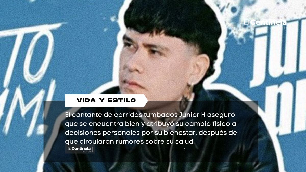 “Estoy bien”: Junior H responde a rumores sobre su salud