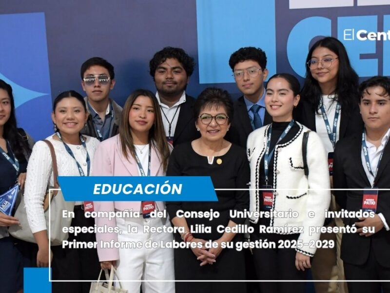 Rectora Lilia Cedillo Ramírez rinde su Primer Informe de Labores del periodo 2025-2029