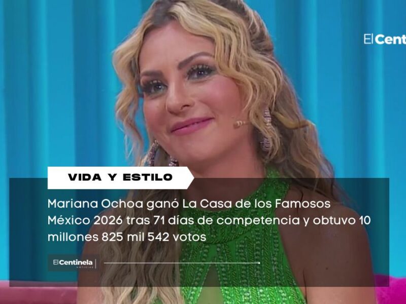 Mariana Ochoa gana La Casa de los Famosos México 2026 con más de 10 millones de votos